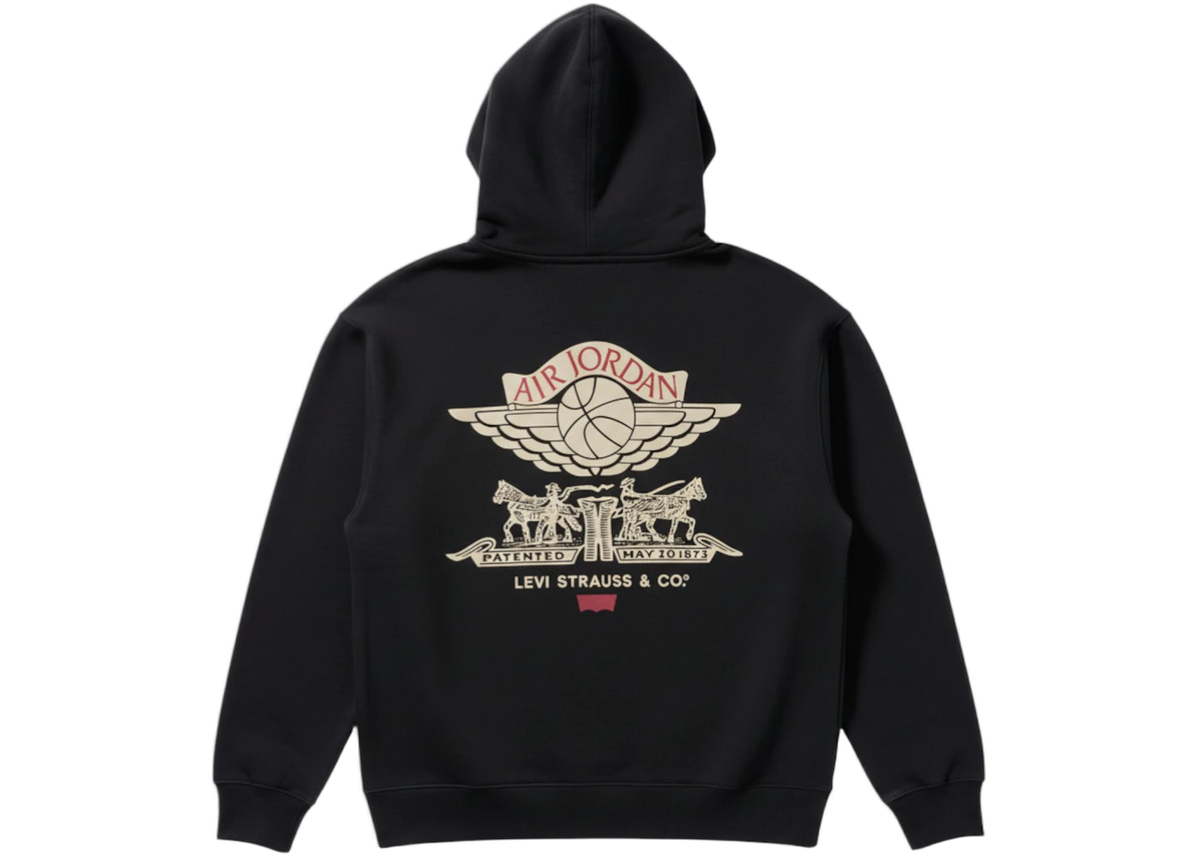Nike Air Jordan x Levi's Full Zip Hoodie Black