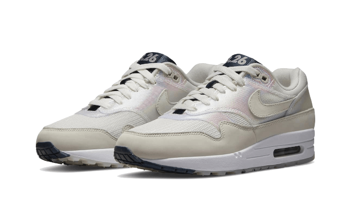 Nike Air Max 1 AMD La Ville Lumière, Summit White/Light Bone-Light Smoke Grey (DQ9326-100)