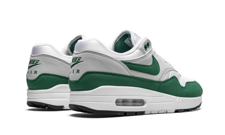 Nike Air Max 1 Anniversary Green, White/Evergreen Aura-Neutral Grey-Black (DC1454-100)