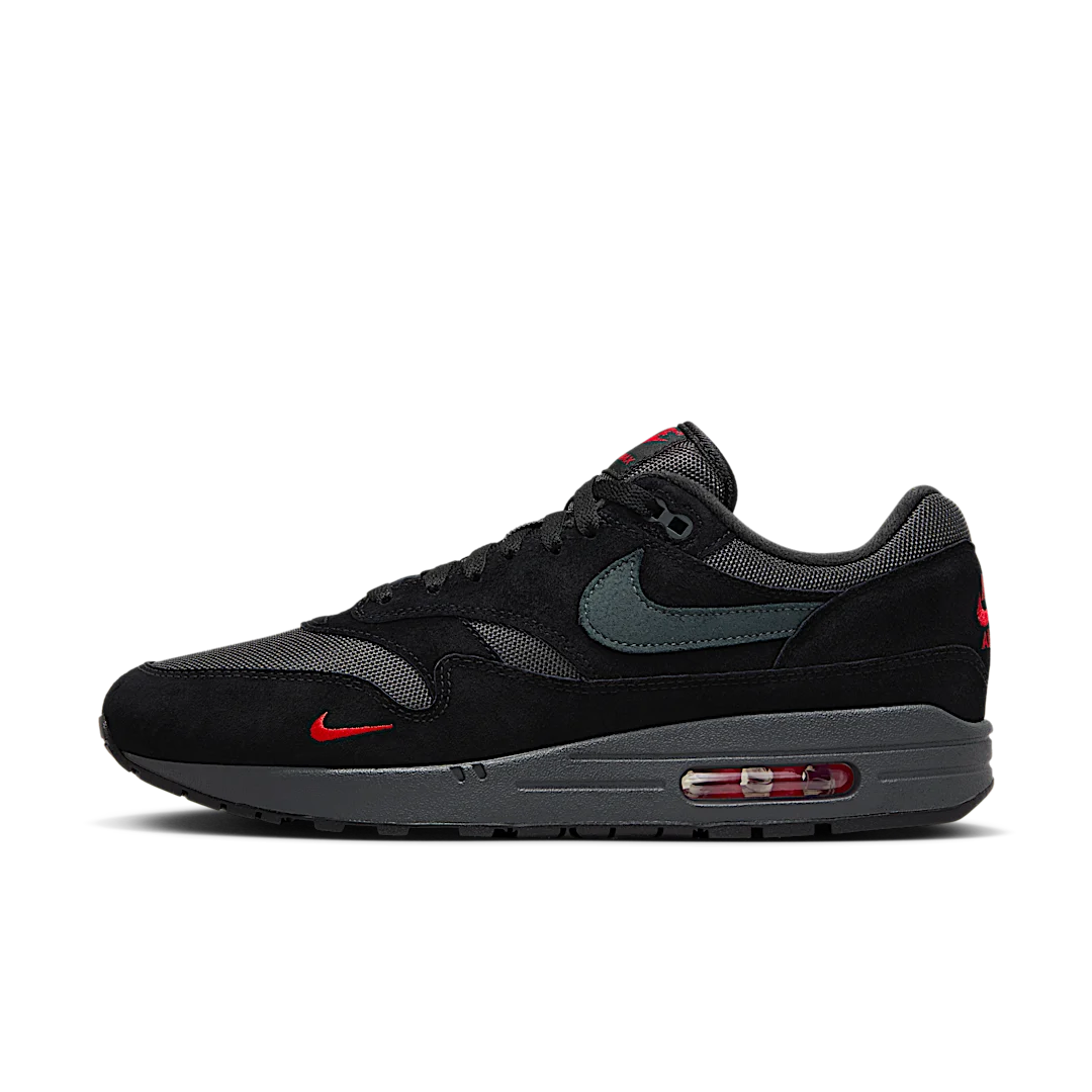 Nike Air Max 1 Bred, Black/Anthracite/University Red (FV6910-001)