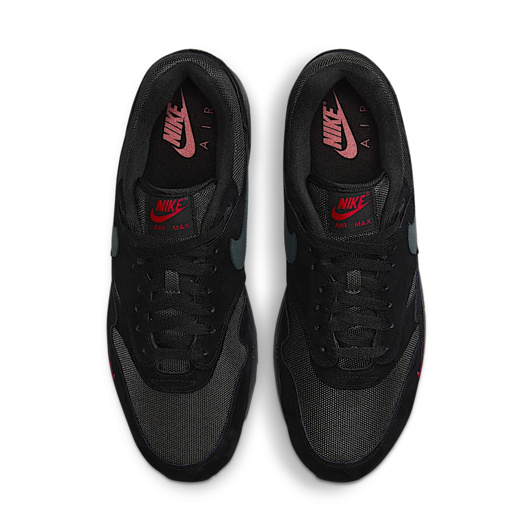 Nike Air Max 1 Bred, Black/Anthracite/University Red (FV6910-001)