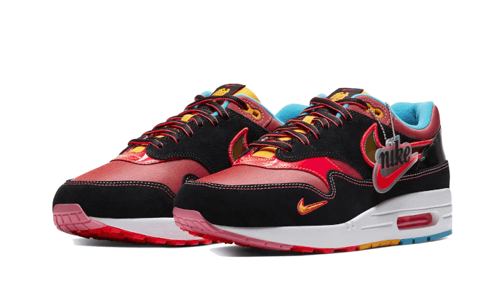 Nike Air Max 1 Chinatown New York (2020), Black/Multi-Color (CU6645-001)