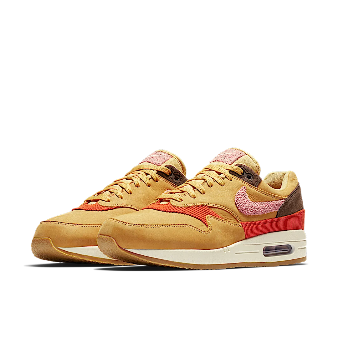 Nike Air Max 1 Crepe Wheat Gold Rust Pink