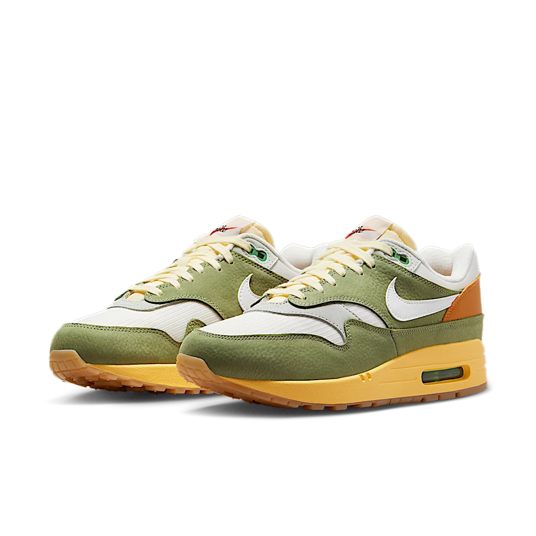 Nike Air Max 1 Designed by Japan, Green/White-Orange (FD0395-386)