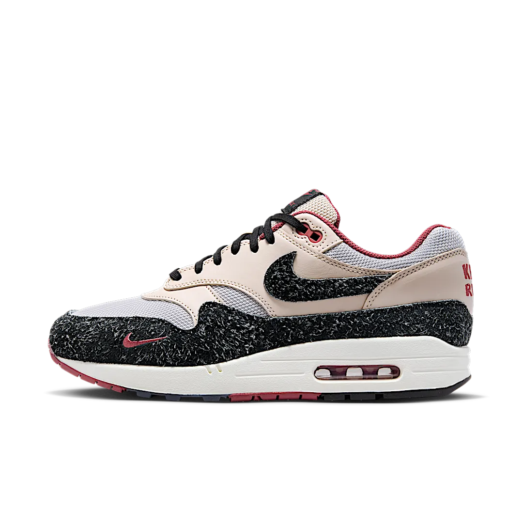 Nike Air Max 1 Keep Rippin Stop Slippin 2.0, Pearl White/Black/Vast Grey/Cedar (FD5743-200)