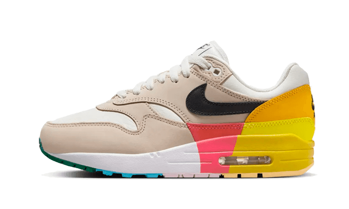 Nike Air Max 1 Khaki Multi-Color, Sail/Black/Light Orewood Brown (FQ2538-100)