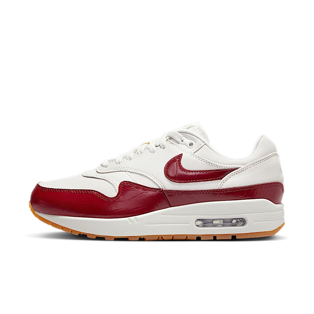 Nike Air Max 1 LX Team Red, Sail/Sail/Gum Light Brown/Team Red (FJ3169-100)