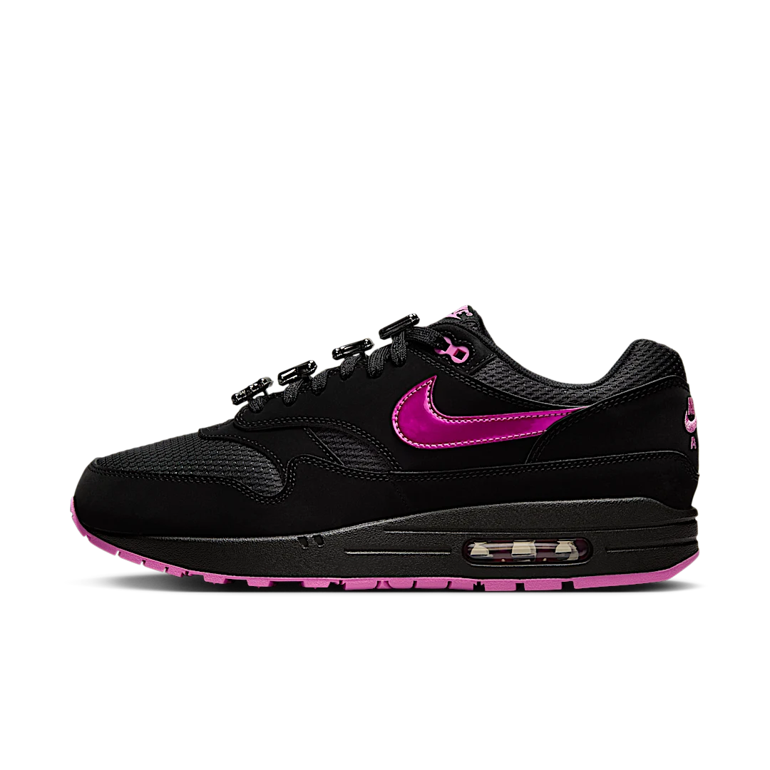 Nike Air Max 1 PRM Valentine’s Day Black, Black/Playful Pink (HV2302-001)