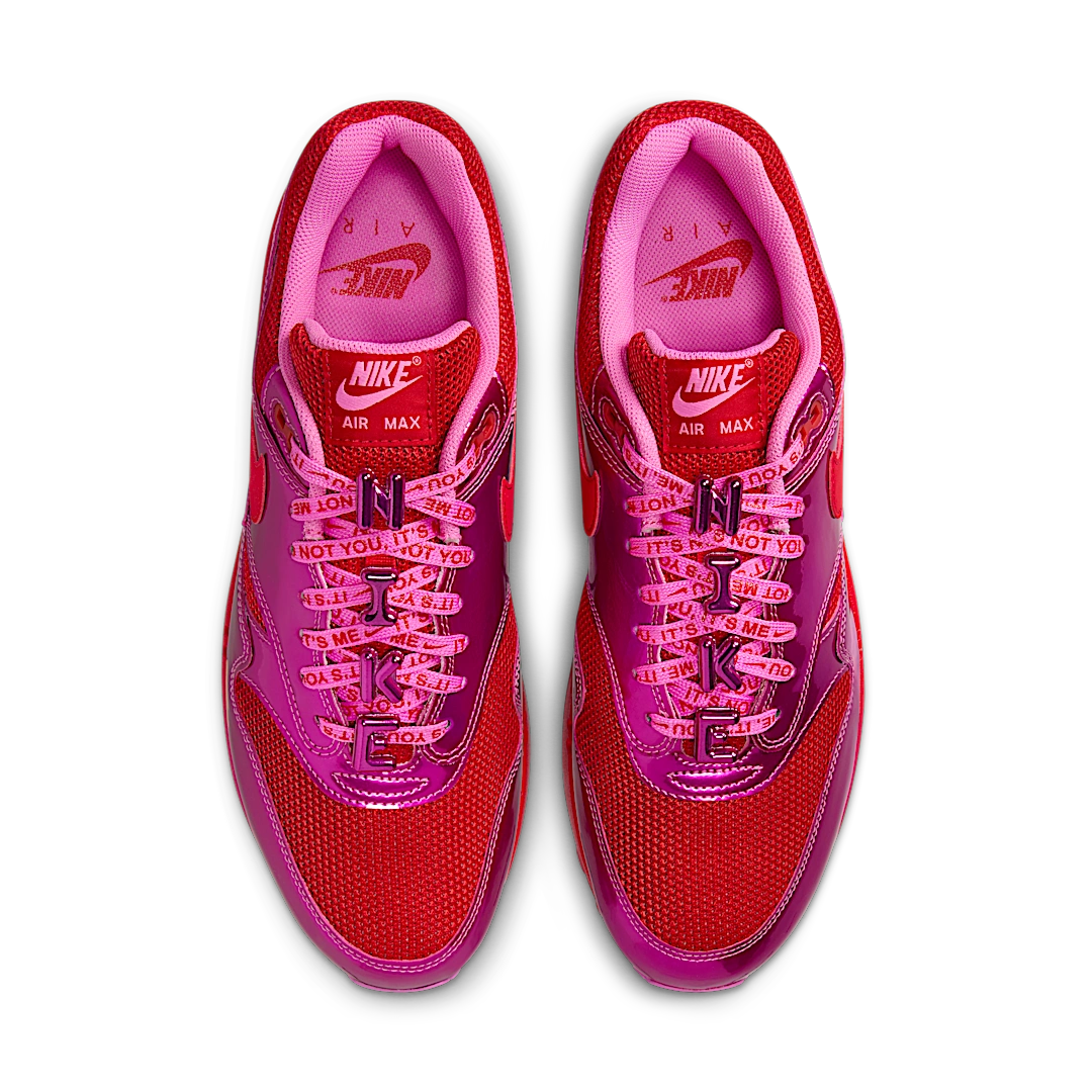 Nike Air Max 1 PRM Valentine’s Day Playful Pink, Playful Pink/University Red (HV2301-600)