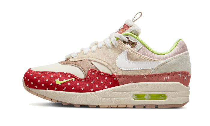 Nike Air Max 1 PRM Woman's Best Friend, Sail/Coconut Milk-Acid Orange-Sail (DR2553-111)