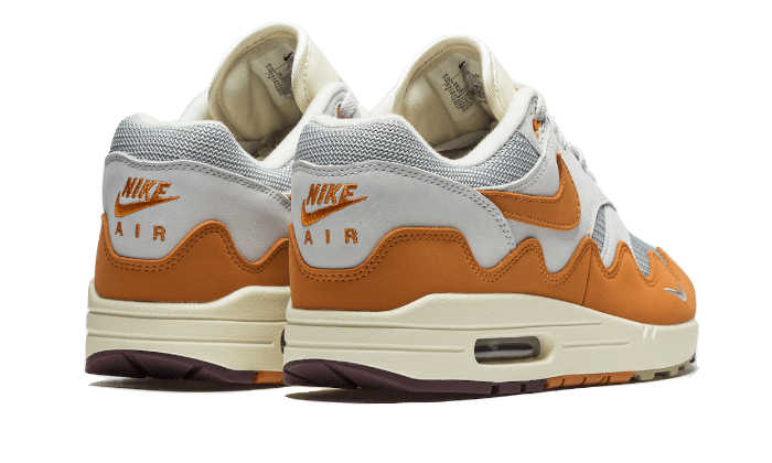 Nike Air Max 1 Patta Waves Monarch (without Bracelet), Metallic Silver/Monarch-Pure Platinum (DH1348-001)