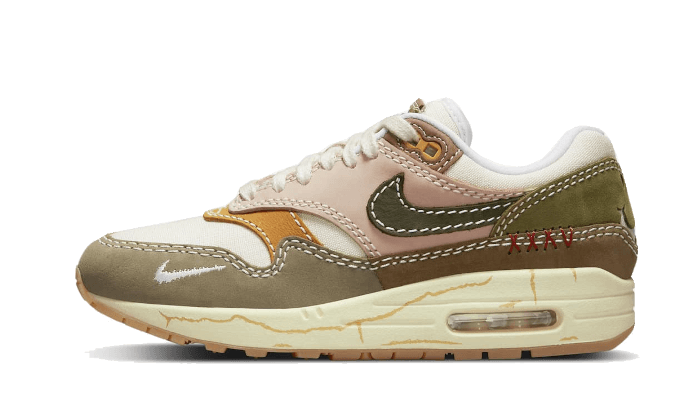 Nike Air Max 1 Premium Wabi-Sabi, Tan/Olive/Sail/Brown (DQ8656-133)