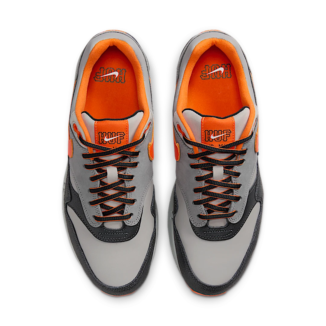 Nike Air Max 1 SP HUF Brilliant Orange, Anthracite/Brilliant Orange/Medium Grey/Gunsmoke (HF3713-001)