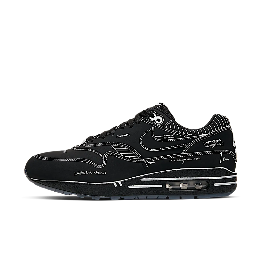 Nike Air Max 1 Tinker Sketch to Shelf Black, Black/Black-White (CJ4286-001)