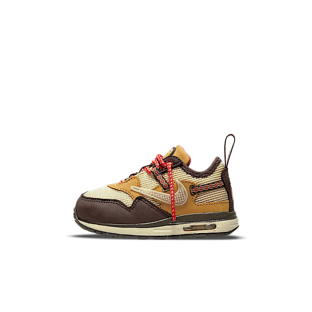 Nike Air Max 1 Travis Scott Cactus Jack Baroque Brown (TD), Baroque Brown/Lemon Drop/Wheat/Chile Red (DN4170-200)