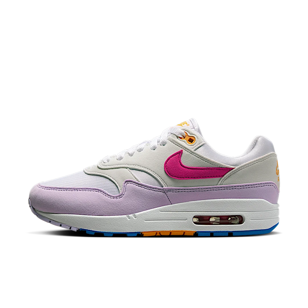 Nike Air Max 1 White Alchemy Pink, White/Alchemy Pink-Photo Blue-Sundial-Lilac Bloom (HF5071-100)