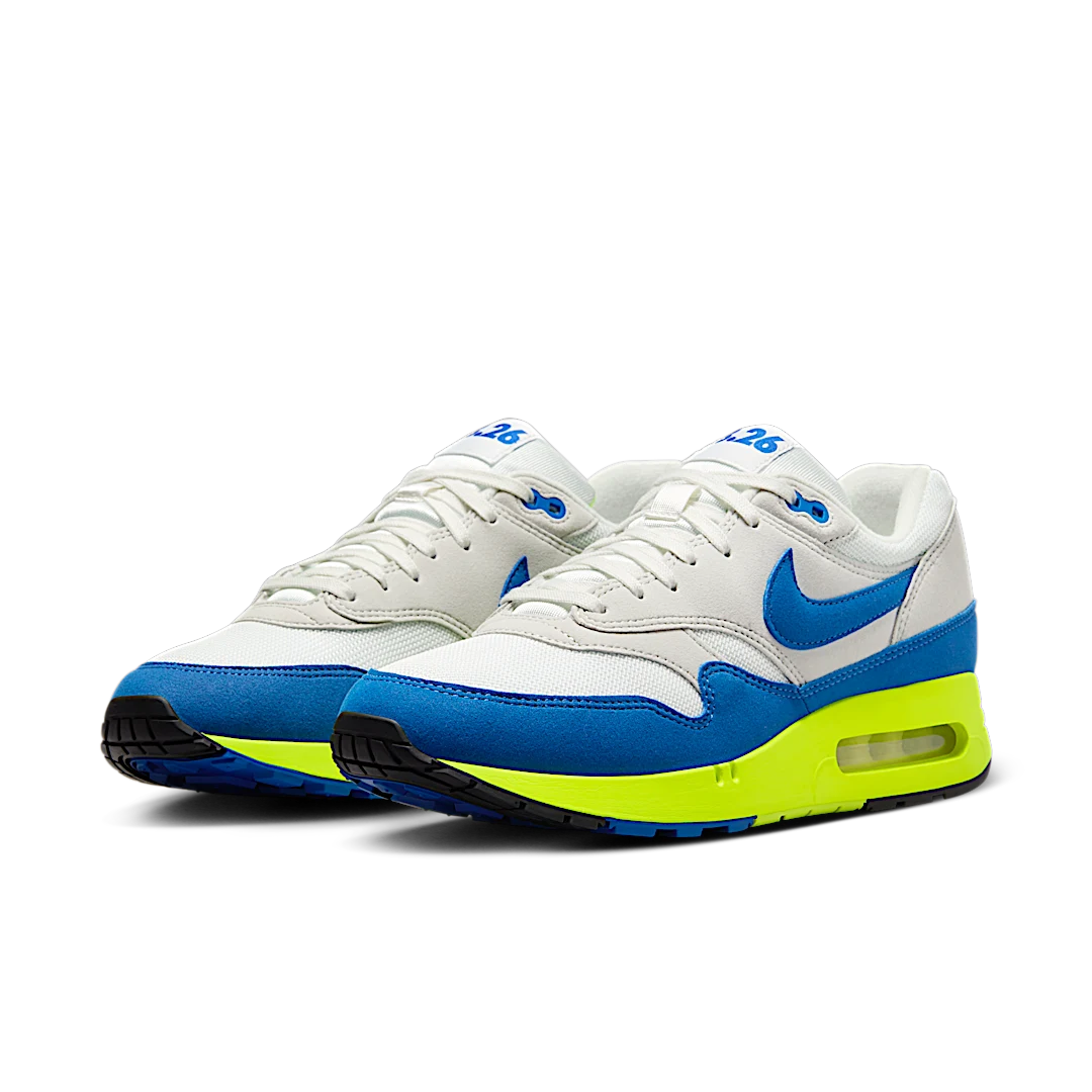 Nike Air Max 1 '86 OG Big Bubble Air Max Day (2024), Sail/Royal Blue/Volt (HF2903-100)