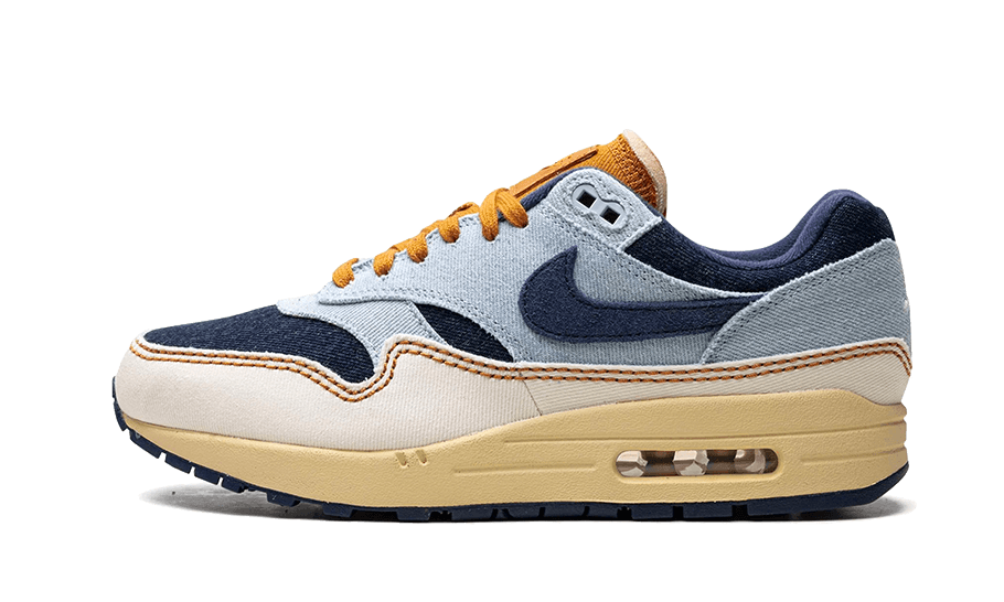 Nike Air Max 1 '87 Denim Aura, Aura/Midnight Navy/Pale Ivory (FQ8900-440)