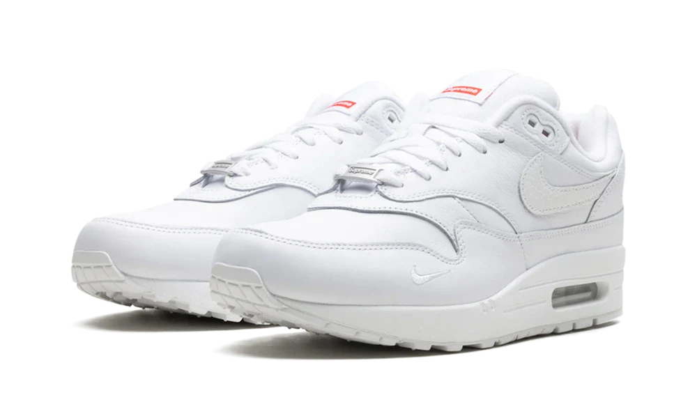 Nike Air Max 1 '87 SP Supreme Triple White - Sneak