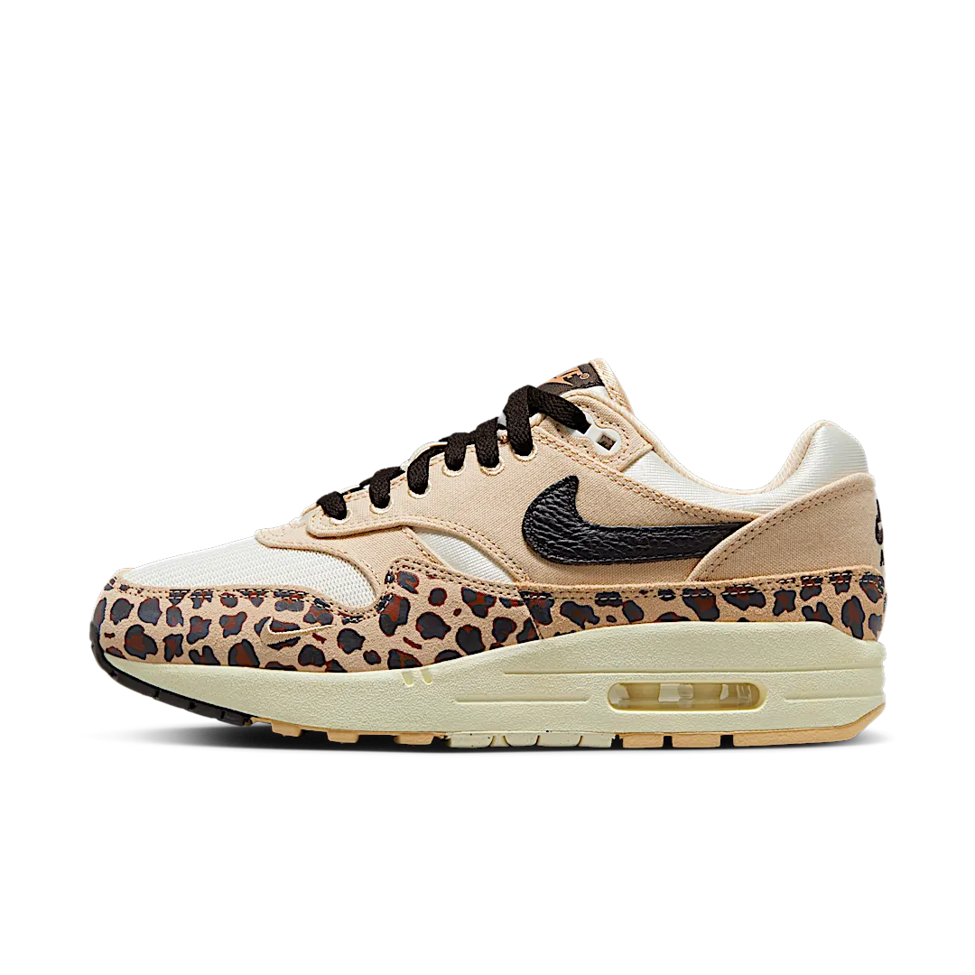 Nike Air Max 1 '87 Sesame Leopard, Sesame/Velvet Brown/Coconut Milk (FV6605-200)