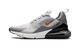 Nike Air Max 270 Grey Fog Team Orange Sail