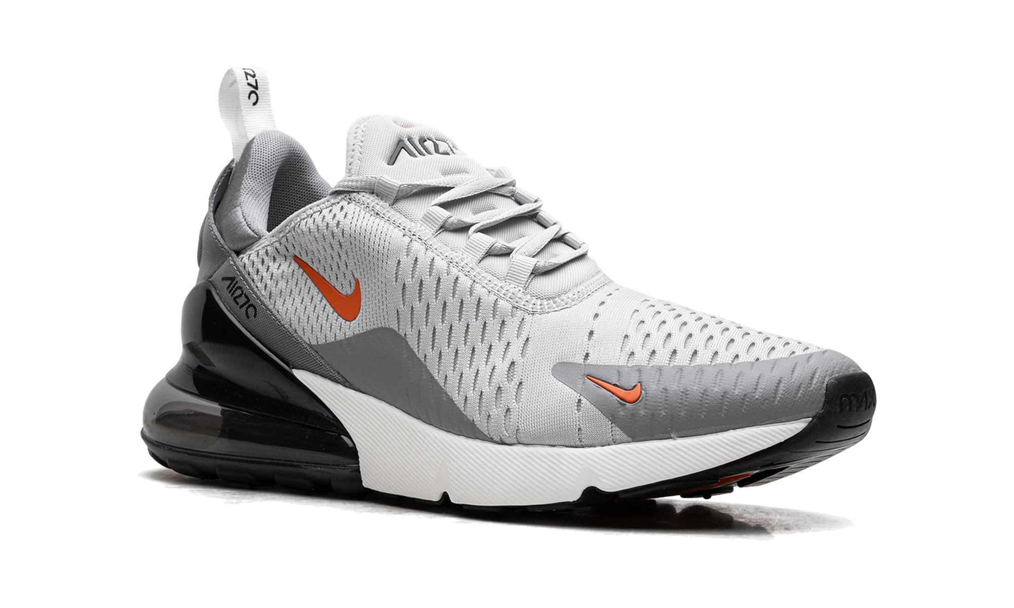 Nike Air Max 270 Grey Fog Team Orange Sail