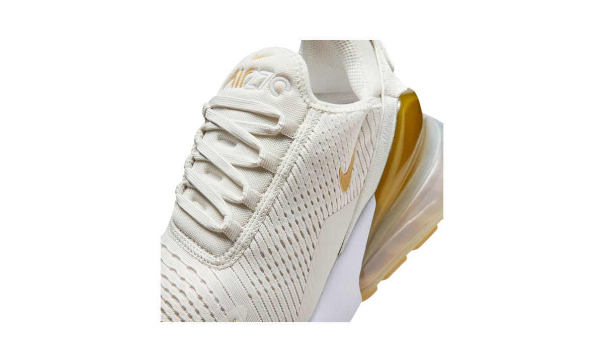 Nike Air Max 270 Light Bone Metallic Gold