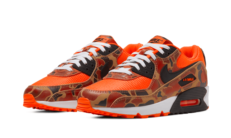 Nike Air Max 90 Duck Camo Orange, Total Orange/Black (CW4039-800)