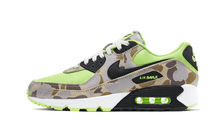 Nike Air Max 90 Green Camo, Ghost Green/Black (CW4039-300)