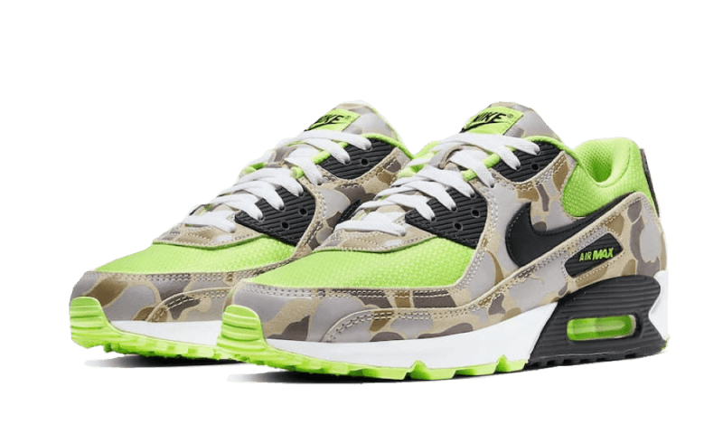 Nike Air Max 90 Green Camo, Ghost Green/Black (CW4039-300)