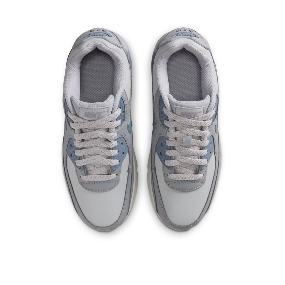 Nike Air Max 90 LTR Wolf Grey Stealth Armory Blue, Wolf Grey/Stealth/Armory Blue (CD6864-032)