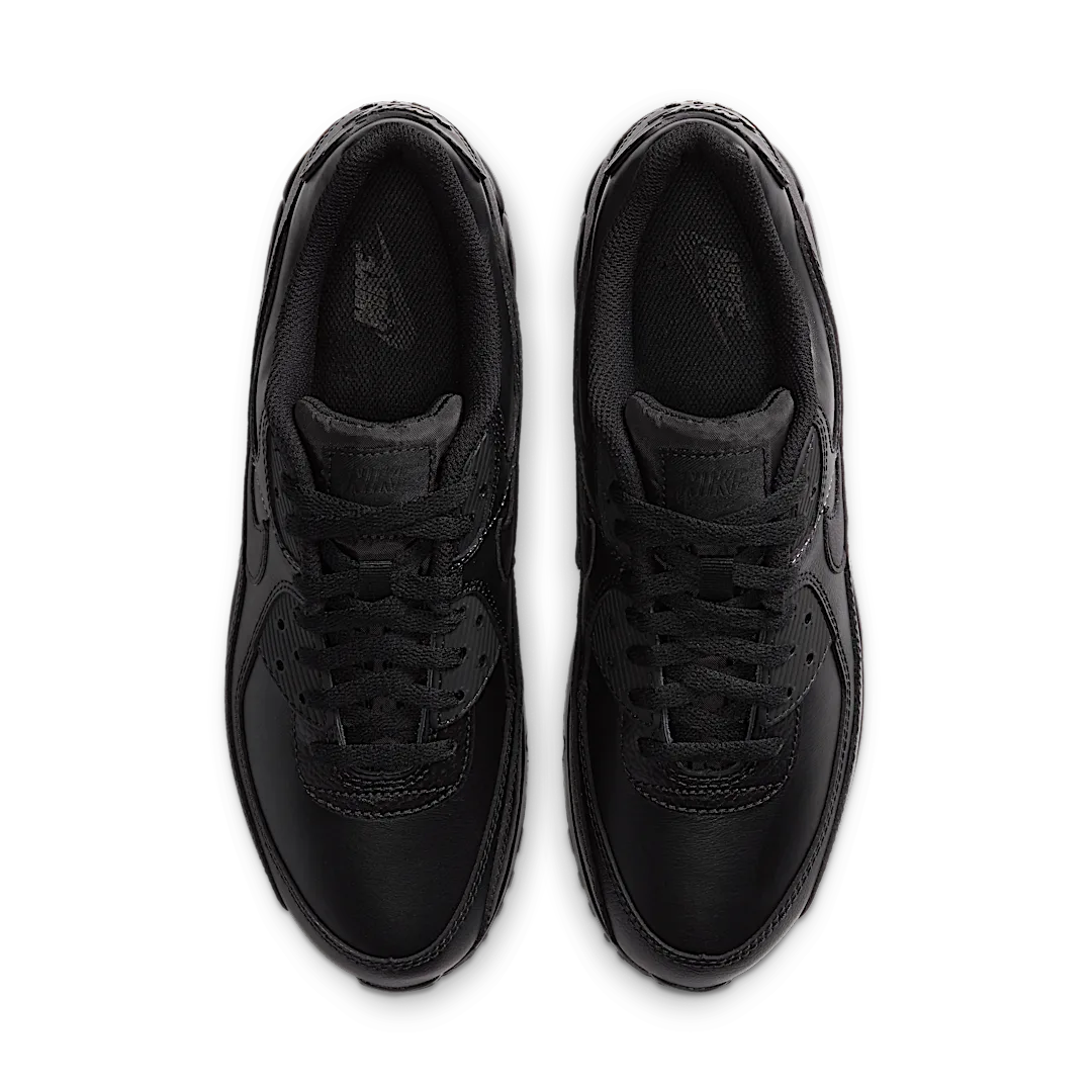 Nike Air Max 90 Leather Triple Black, Black/Black-Black (CZ5594-001)