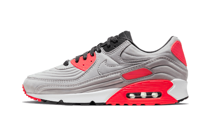 Nike Air Max 90 Night Silver Bright Crimson, Night Silver/Night Silver-Bright Crimson (CZ7656-001)