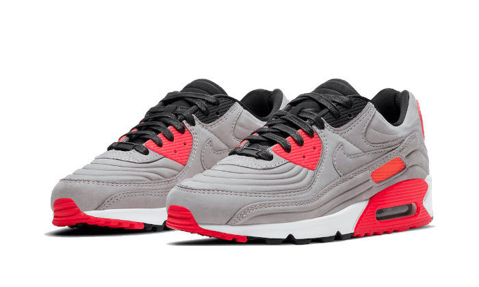 Nike Air Max 90 Night Silver Bright Crimson, Night Silver/Night Silver-Bright Crimson (CZ7656-001)