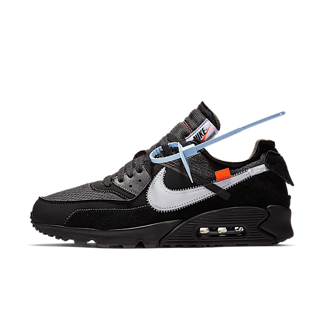 Nike Air Max 90 Off-White Black, Black/Black-Cone-White (AA7293-001)