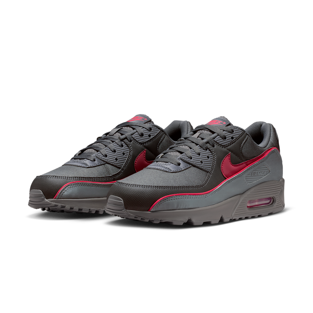 Nike Air Max 90 Premium Iron Grey University Red, Iron Grey/University Red/Black (HV4517-001)