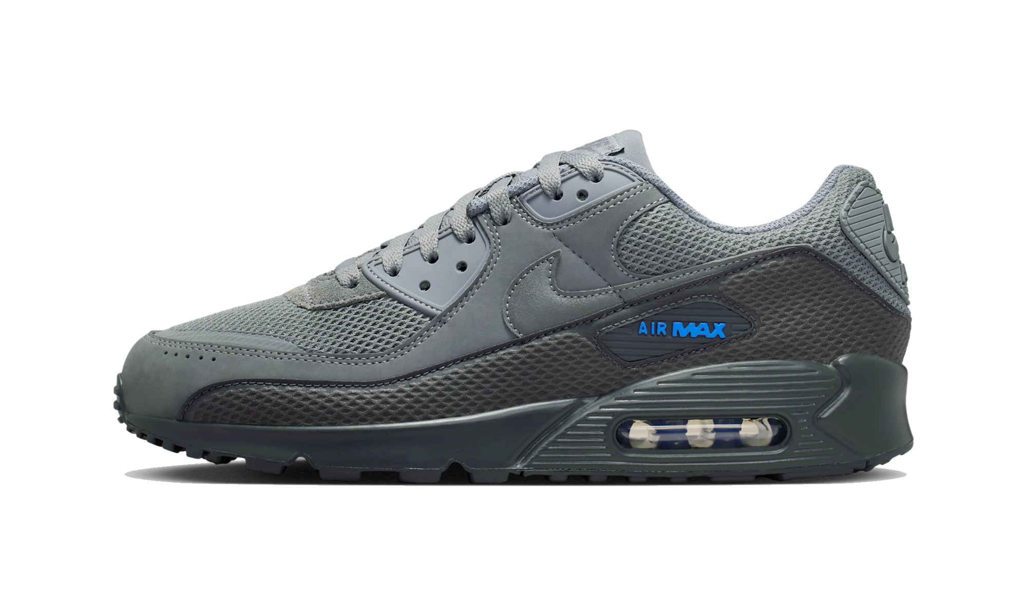 Nike Air Max 90 Premium Smoke Grey Blue Crystal