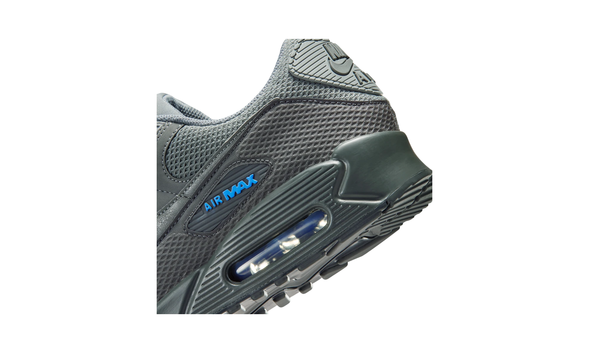 Nike Air Max 90 Premium Smoke Grey Blue Crystal