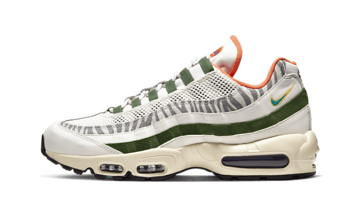 Nike Air Max 95 Era Safari, Sail/New Green-Forest Green (CZ9723-100)