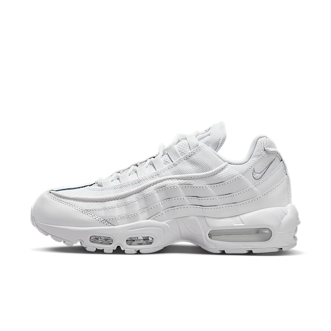 Nike Air Max 95 Essential White Grey Fog, White/Grey Fog/White (CT1268-100)