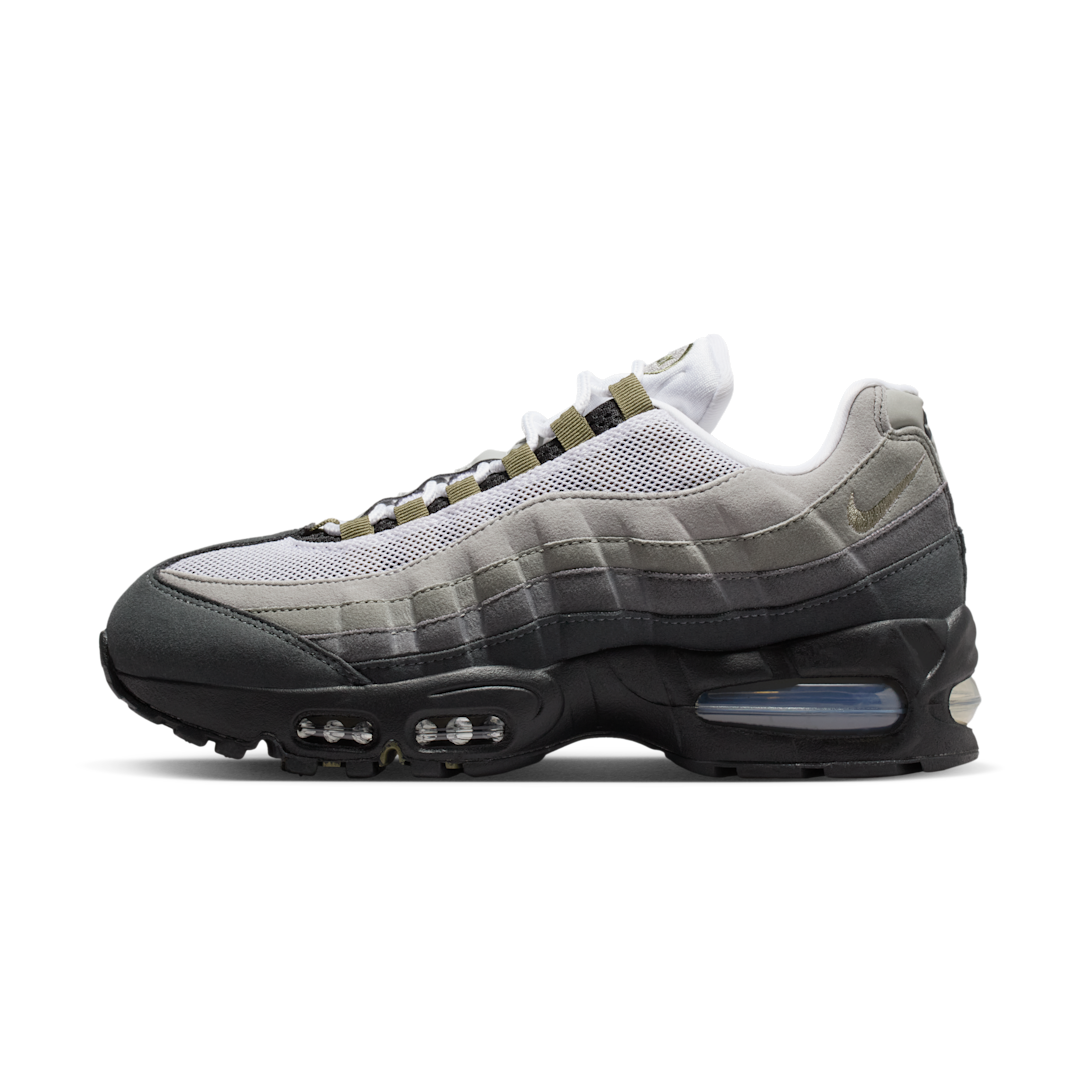 Nike Air Max 95 OG Big Bubble Black Medium Olive, Black/White/Reflect Silver/Medium Olive (HJ5996-003)