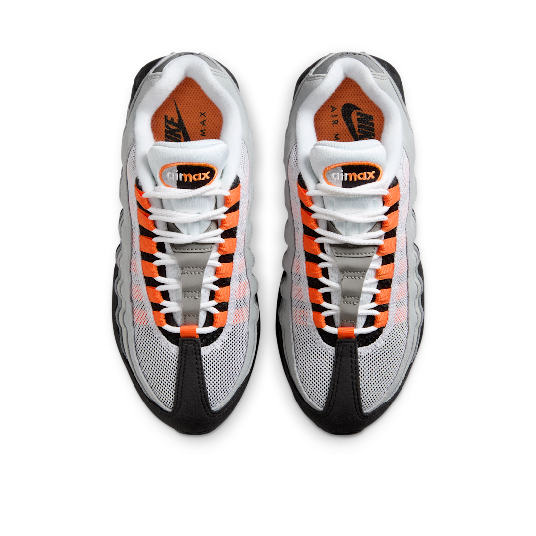 Nike Air Max 95 Big Bubble Black Cool Grey White Bright Mandarin