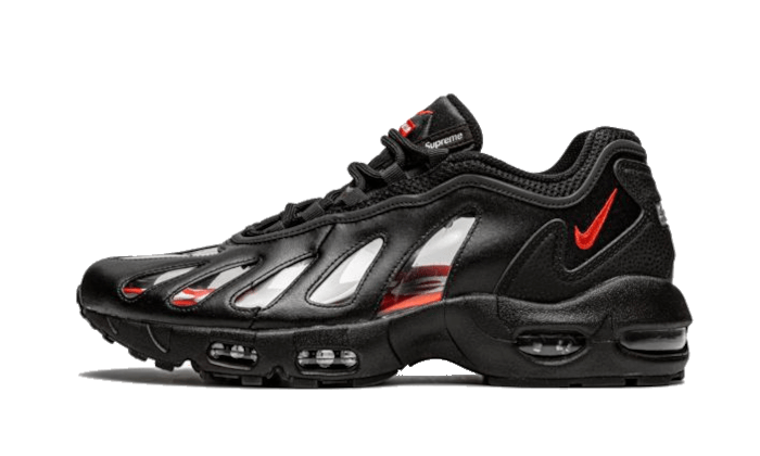 Nike Air Max 96 Supreme Black, Black/Speed Red/Clear (CV7652-002)