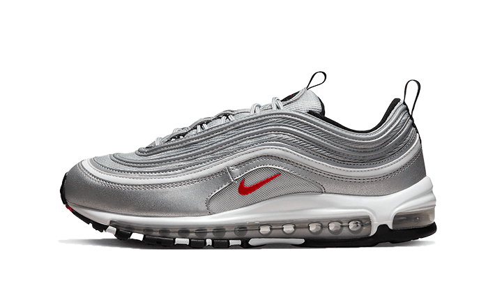 Nike Air Max 97 OG Silver Bullet (2022), Metallic Silver/University Red-Black-White (DM0028-002)