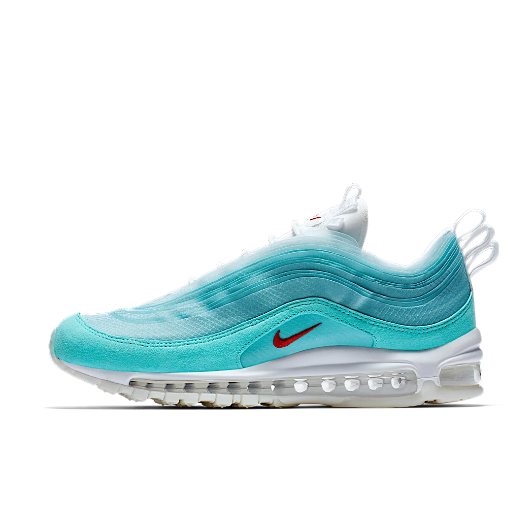 Nike Air Max 97 Shanghai Kaleidoscope, Ice Blue/Red-White (CI1508-400)