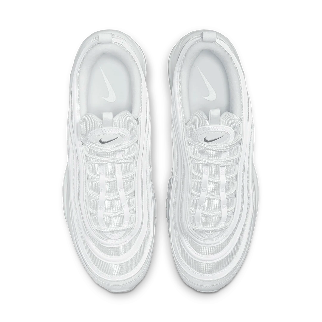 Nike Air Max 97 Triple White Wolf Grey, White/Wolf Grey-Black (921826-101)