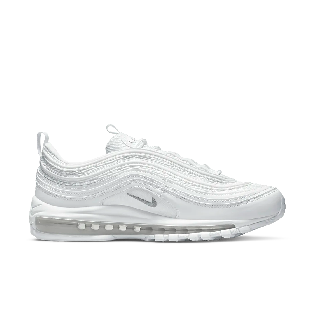 Nike Air Max 97 Triple White Wolf Grey, White/Wolf Grey-Black (921826-101)