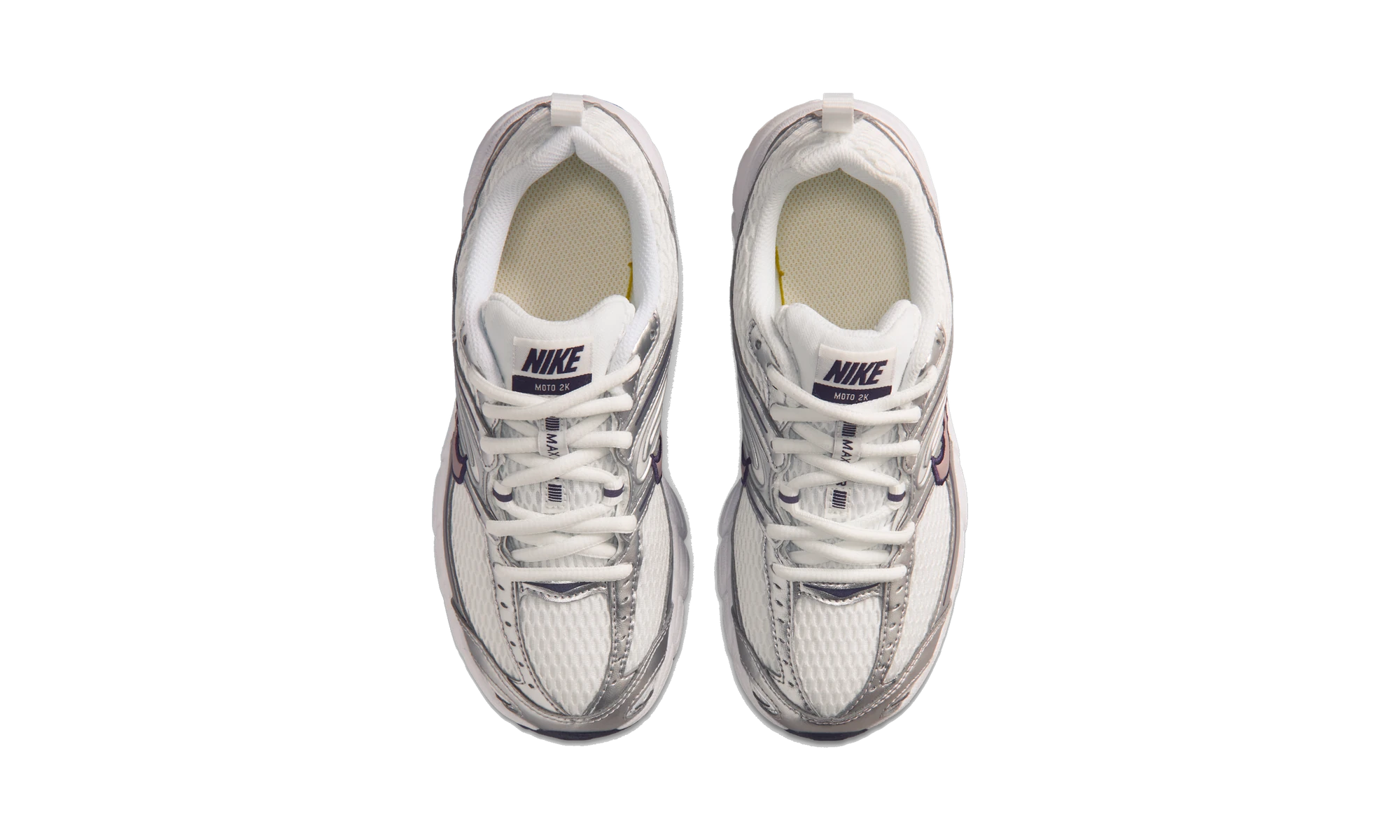 Nike Air Max Moto 2K White Purple Dynasty Metallic Silver