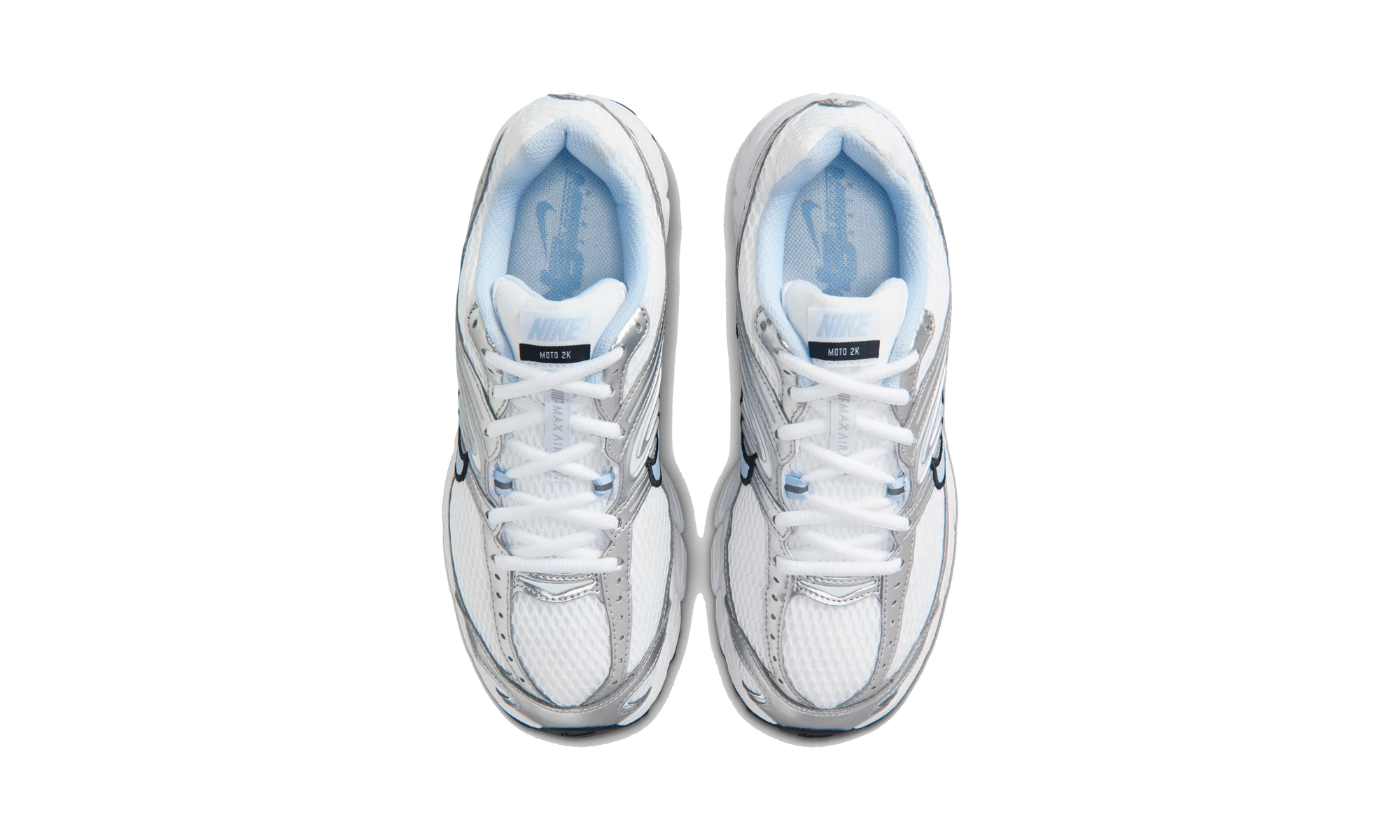 Nike Air Max Moto 2K White Silver Black Hydrogen Blue