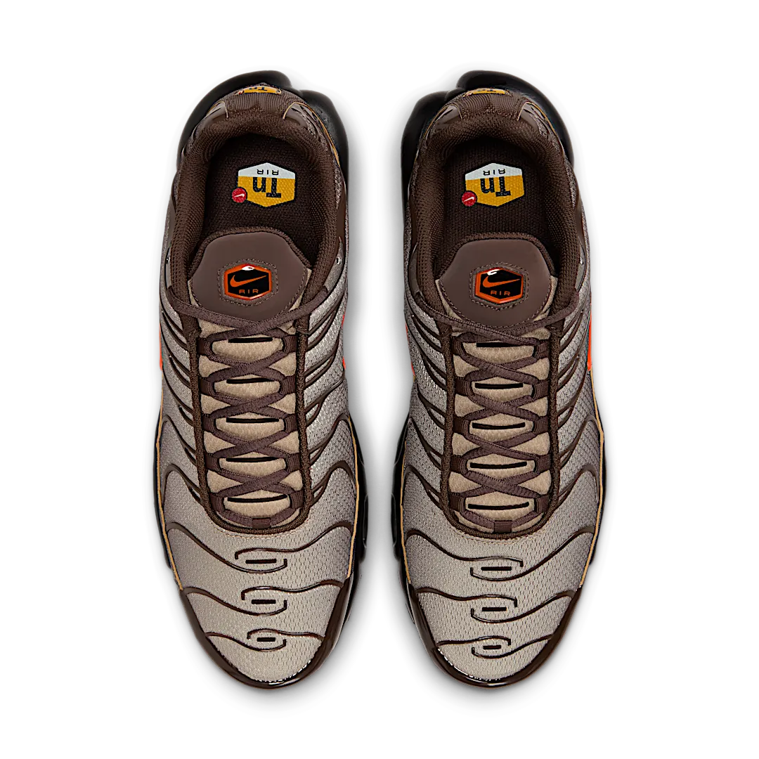 Nike Air Max Plus Baroque Brown Safety Orange, Baroque Brown/Khaki/Black/Safety Orange (DM0032-200)